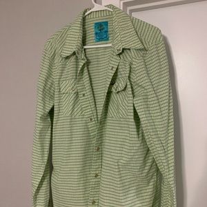 Hollister western pearl snap shirt